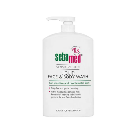 Liquid face and body wash  With Pump 