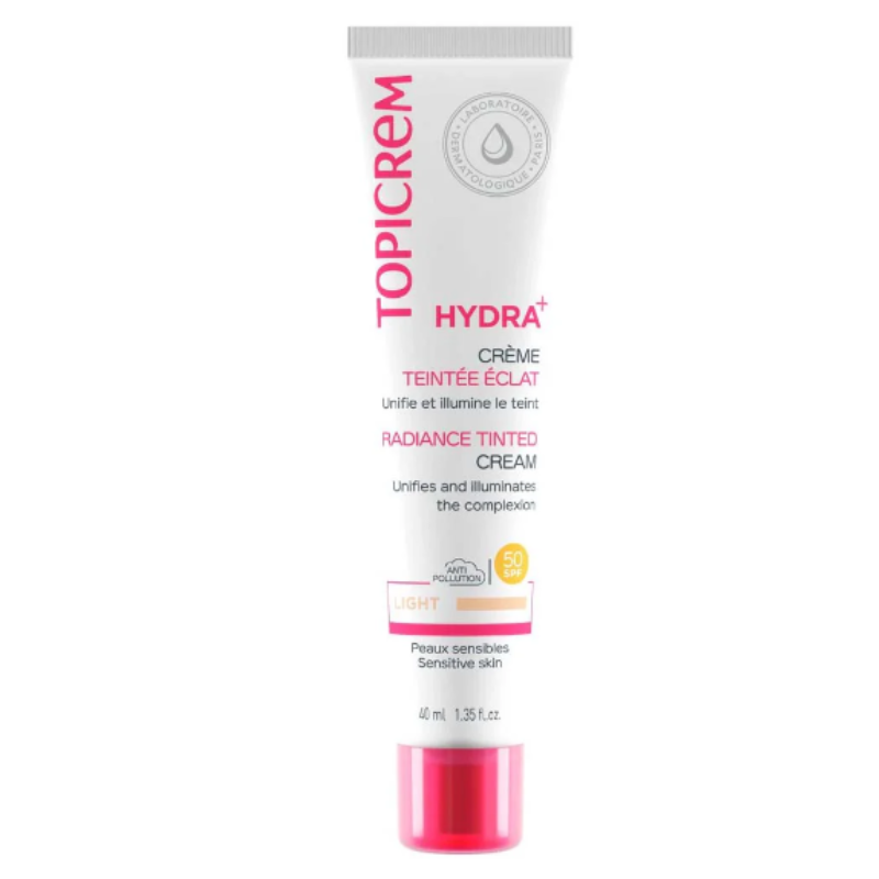 TOPICREM Hydra+ Radiance Tinted Cream Light 40ml 