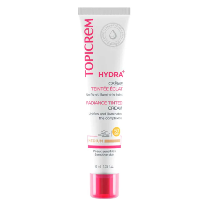 TOPICREM Hydra+ Radiance Tinted Cream Medium 40ml 