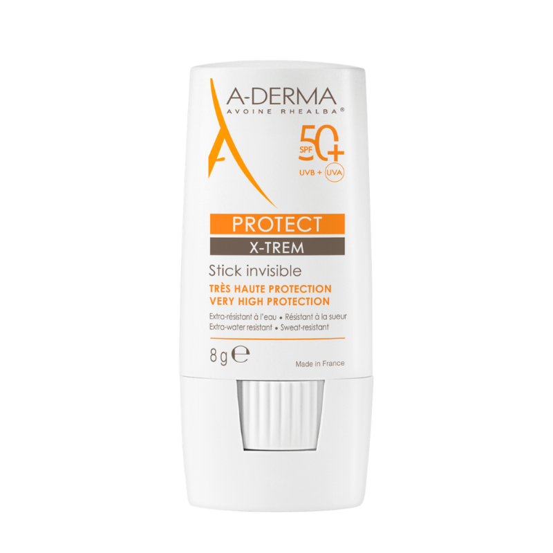 A-Derma Protect Invisible Sunscreen Stick SPF50+ I Body - face - lips