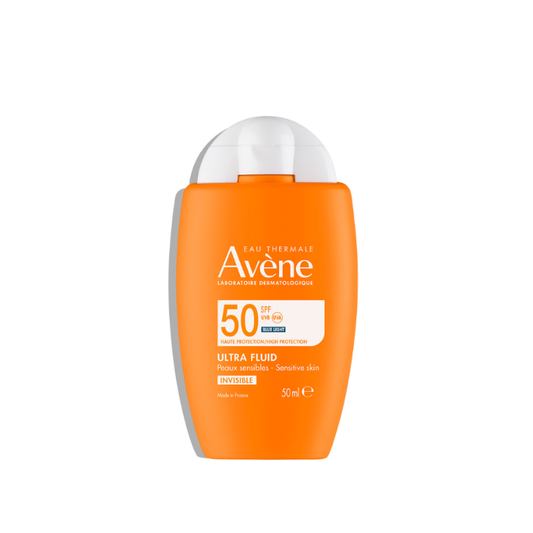 Avène Ultra Fluid Invisible SPF50+ Sunscreen 50ml - Ultra Light texture