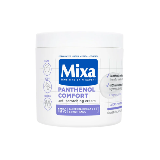 Mixa Panthenol Comfort Lotion Anti Scratching Cream Jar 400 mL