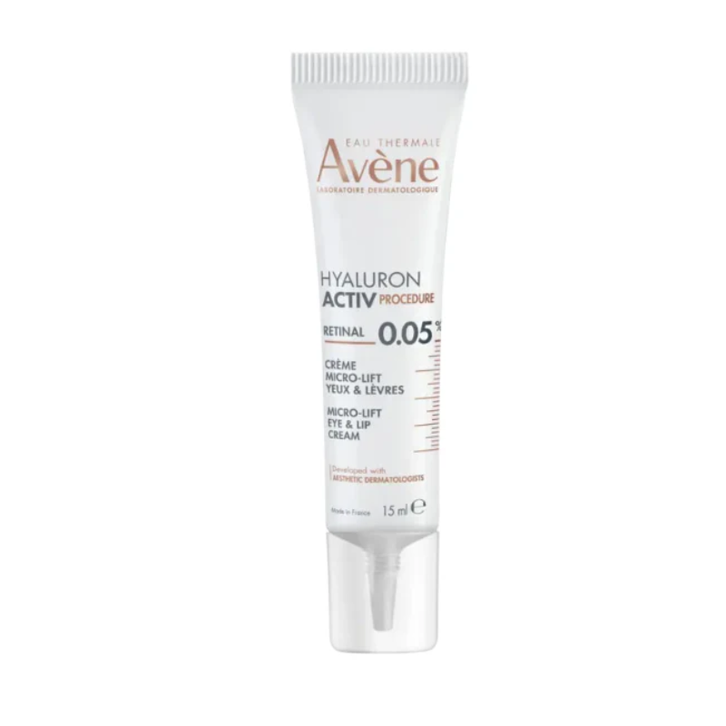 Avene Hyaluron Activ Micro-Lift Eye & Lip Cream l 0.05% Retinal 3x more active than retinol