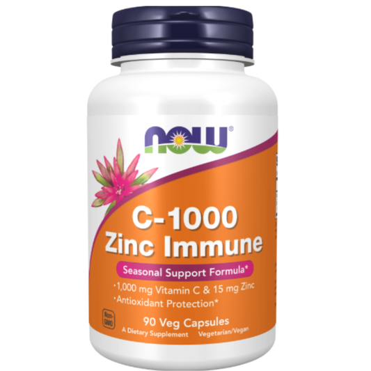 Now C-1000 Zinc Immune Veg Capsules