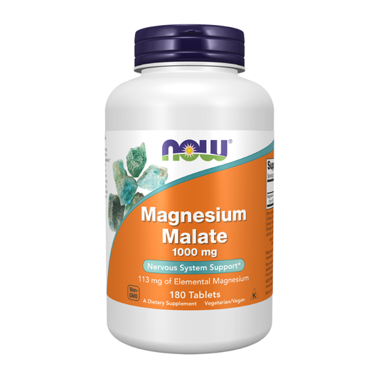 Now Magnesium Malate 1000 mg Tablets