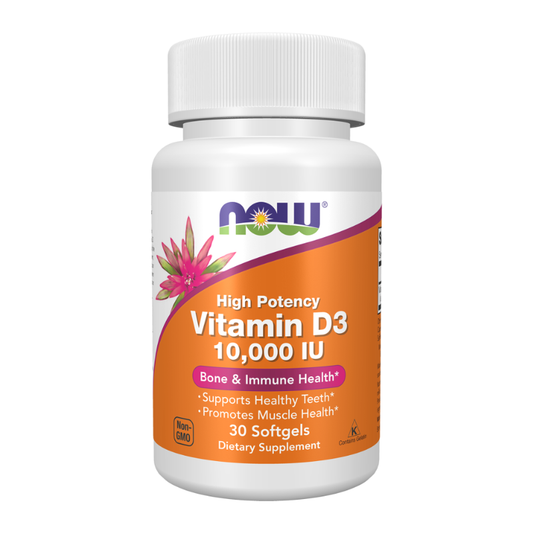 Now Vitamin D3 10,000 IU Softgels