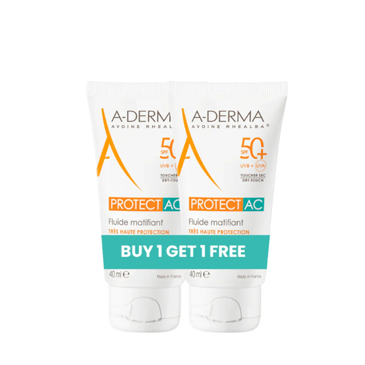 Buy 1 Get 1 Free Aderma Protect ac mattifying fluid spf50+ 