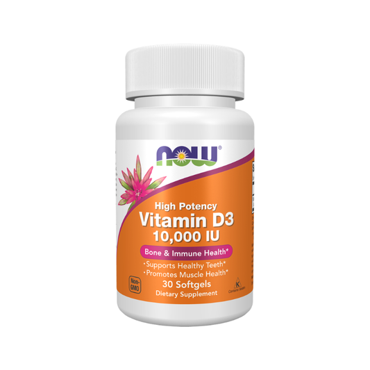 NOW Vitamin D3 10,000 IU Softgels