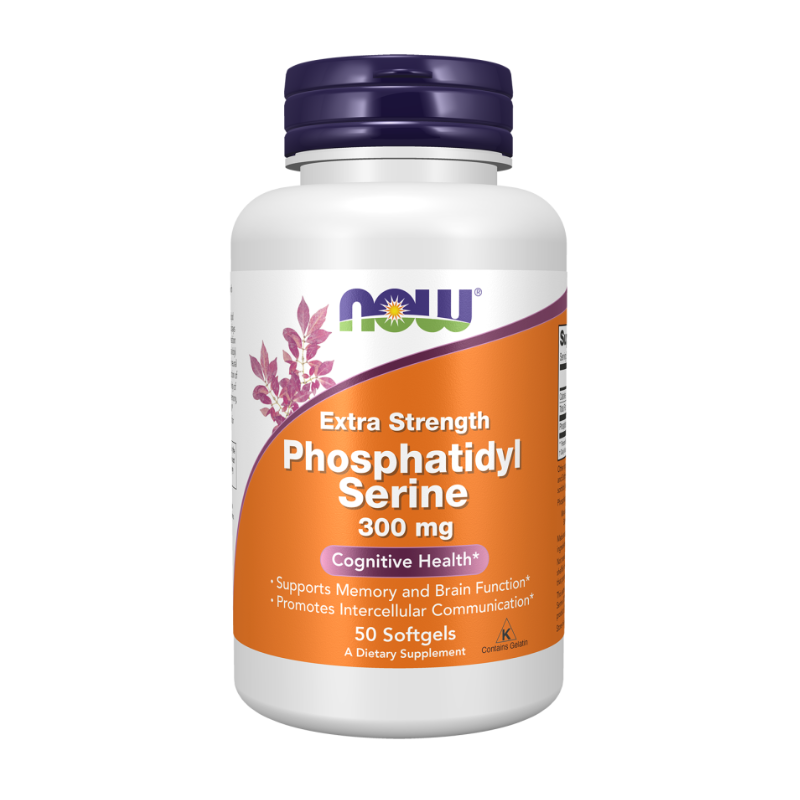 NOW Phosphatidyl Serine, Extra Strength 300 mg