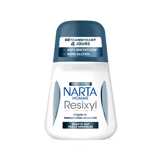 Narta Resixyl Men’s Anti-Perspirant Roll-On – Anti-Irritation, for Sensitive Skin 50ml