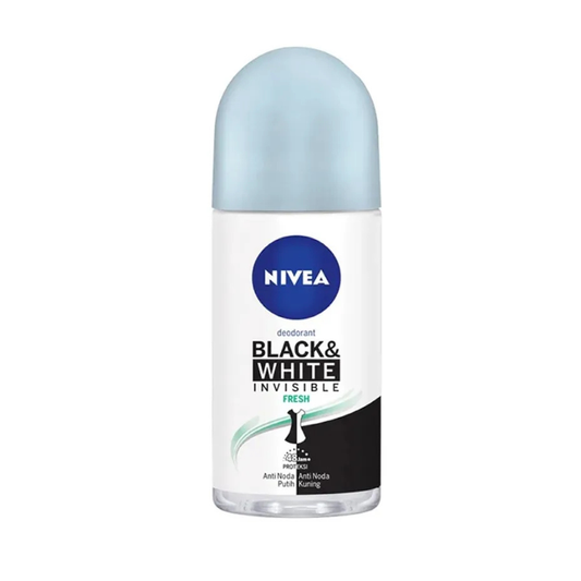 48H Black & White Invisible Fresh Deodorant 50ml - For Her