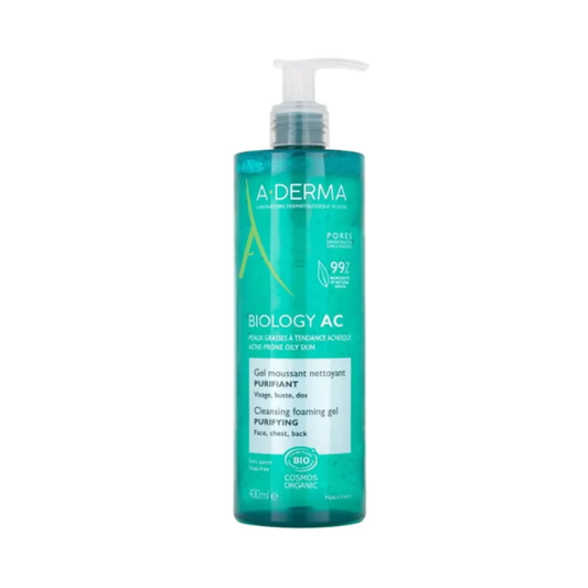 A-Derma Biology AC Purifying cleansing foaming gel 400ml