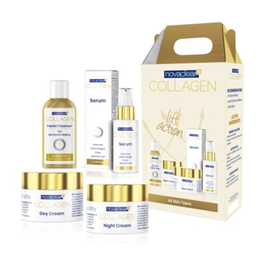 Collagen Lift Action Kit - Day & Night Cream, Serum, Cleanser