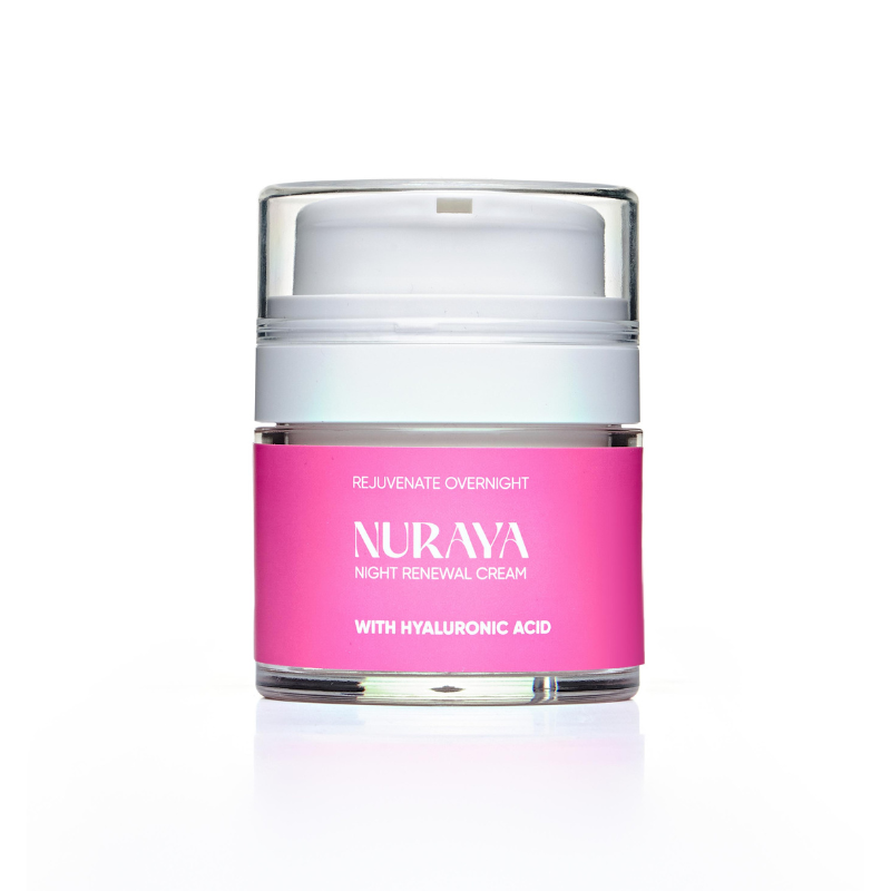 Night Cream 50 ml with Hyaluronic Acid , Paraben free 