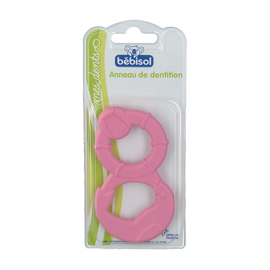 bebisol anneau de dentition - pink