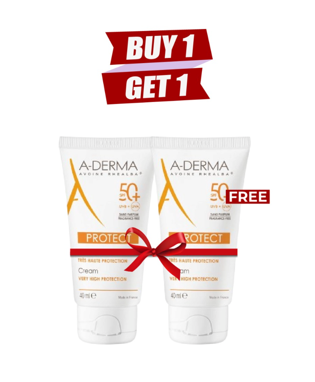 Buy 1 get 1 Aderma SPF50+ Protect Cream