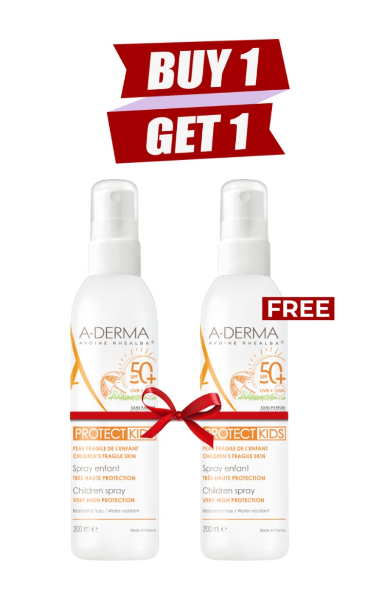 Buy 1 get 1 Aderma SPF50+ Protect kids Spray