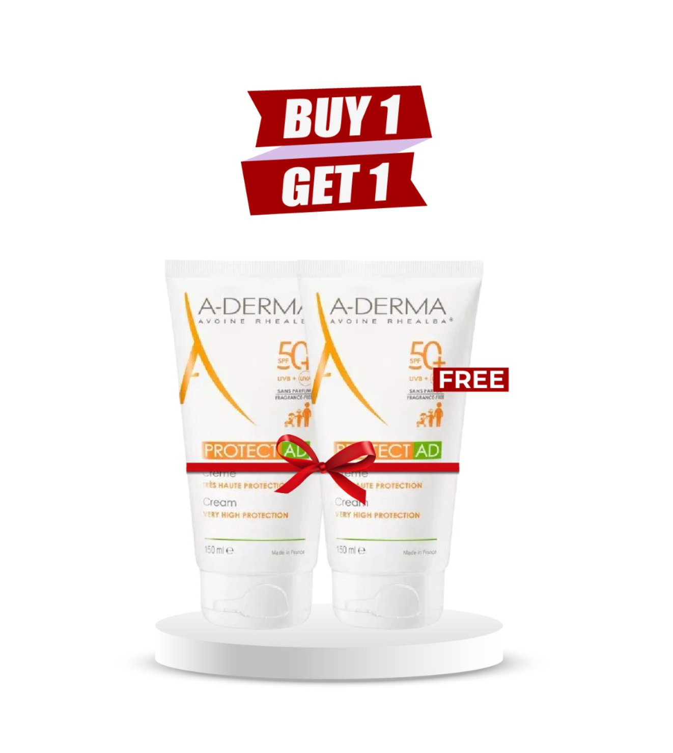 Buy 1 get 1 Aderma SPF50+ Protect AD Cream