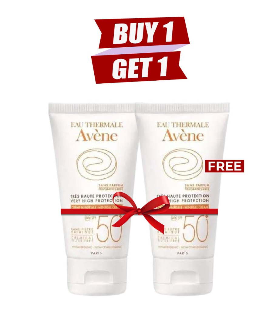 Buy 1 get 1 Avene Spf50 Very High Protection