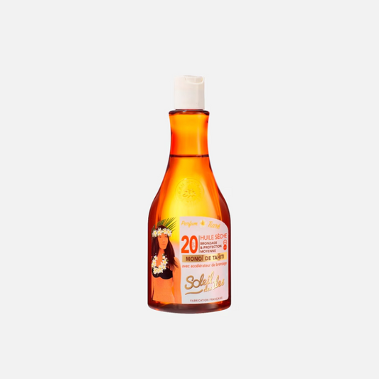 Soleil Des Iles Graisse Huile Seche spf20 - Parfum Tiaré