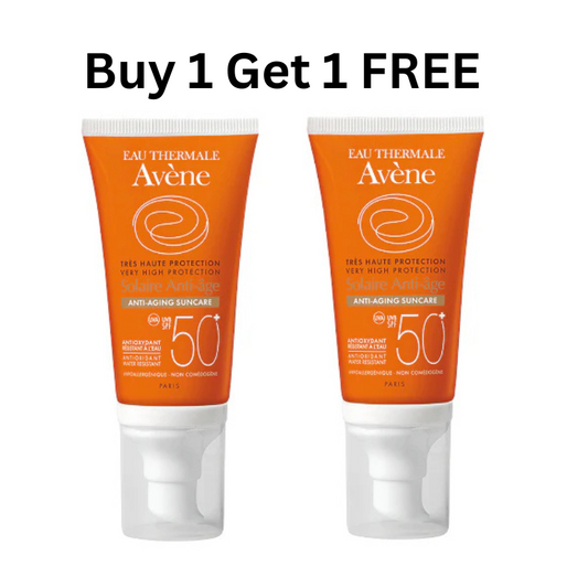 Buy 1 Get 1 Free Avene Anti-aging suncare SPF 50+