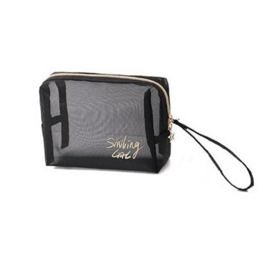 Ecarla Smiling Girl travel toiletry bag 1