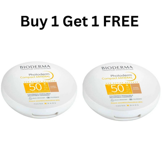 Buy 1 Get 1 Free Bioderma PHOTODERM COMPACT TEINTEE DOREE SPF50+