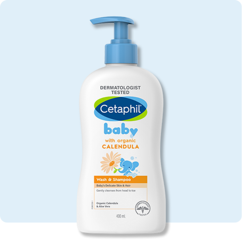 CETAPHIL BABY WASH AND SHAMPOO WITH ORGANIC CALENDULA