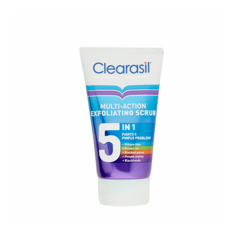 CLEARASIL MULTIACTION 5 IN 1 EXFOLIATING SCRUB