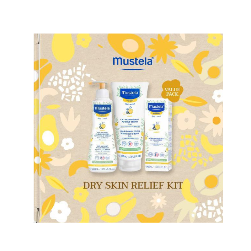 Mustela Dry Skin Relief Kit