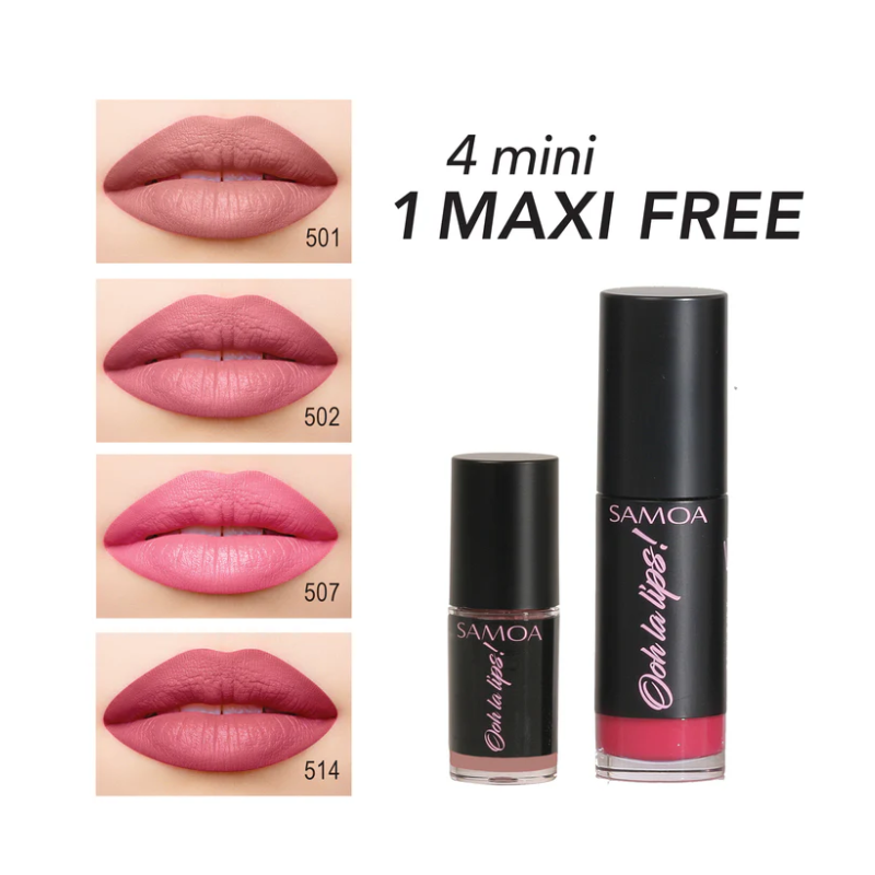 4 Mini Ooh la lips + 1 Maxi Free