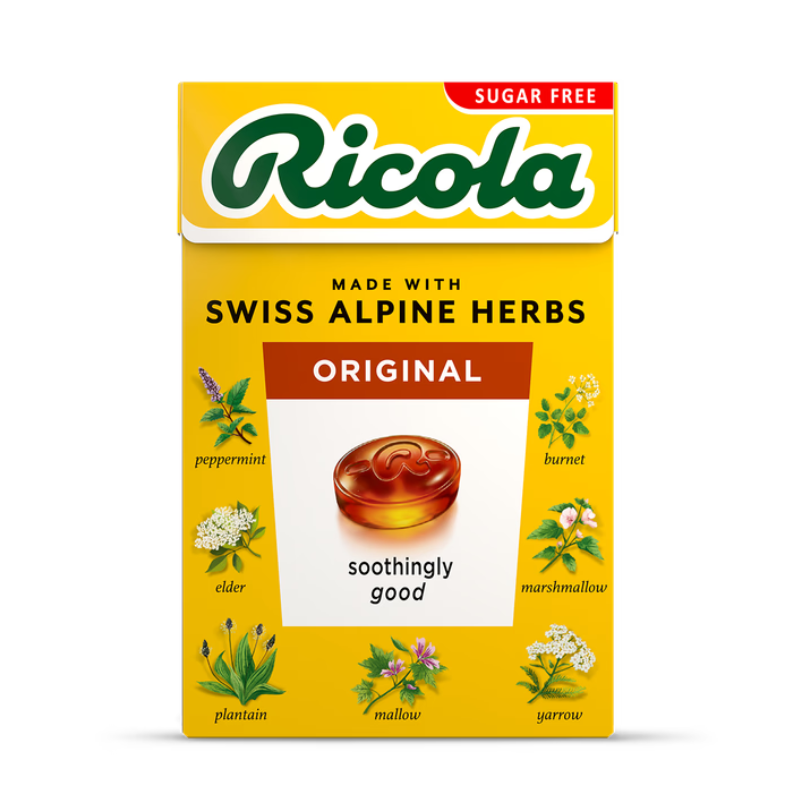 Ricola Original Swiss Herbal Sugar Free Sweets 45g