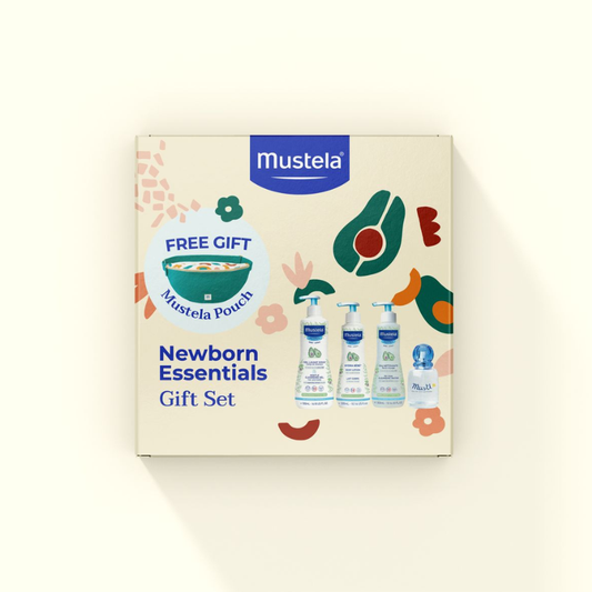 Mustela Newborn Essentials Gift Set with Free Terracotta Belt Bag 2